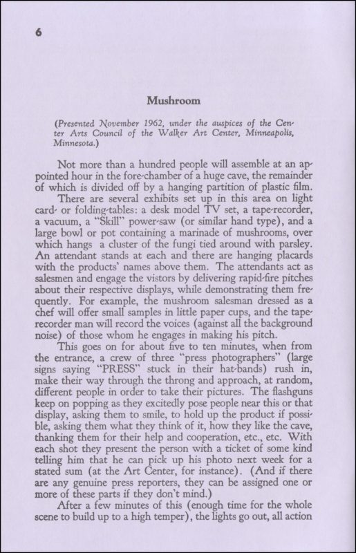 Allan kaprow just doing picture