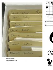 Cover of "Deaf Material"